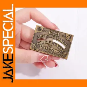 Geometric Metal Brooches Punk Gothic Style