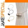 Magnetic Pearl Curtain Tiebacks Set for Elegant Drapes