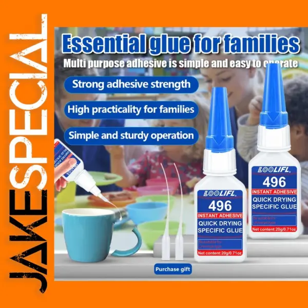 LOOLIFL 496 High Strength Instant Super Glue 20ml