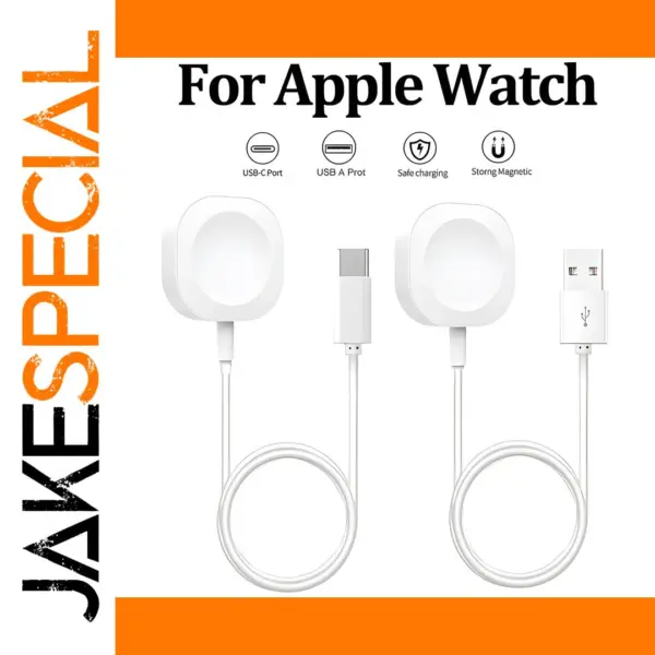 2024 Magnetic USB C Fast Charger for Apple Watch Ultra Series 9-2