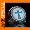 Blue Templar Crusader Replica Coin 40mm
