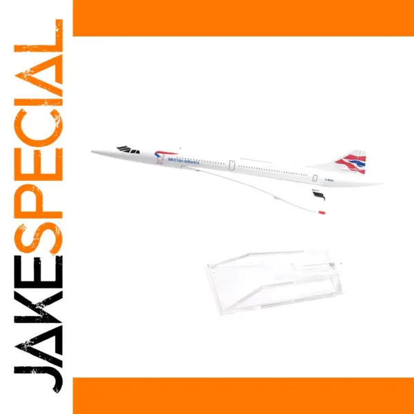 Diecast Metal Aircraft Model 1:400 Concorde