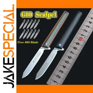 G10 Folding Utility Knife with 10 Blades
