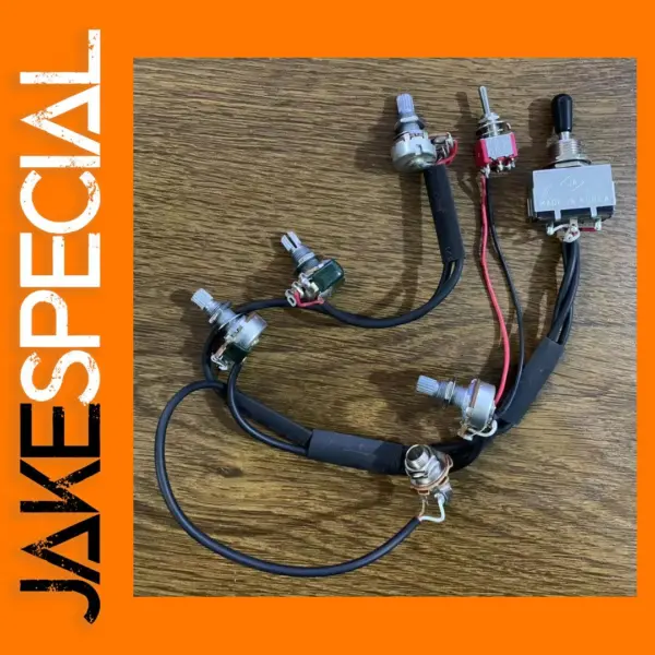 Pre-Wired Control System for Electric Guitar