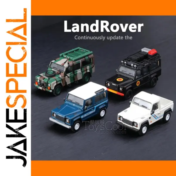 1:64 Scale Land Rover Alloy Car Model