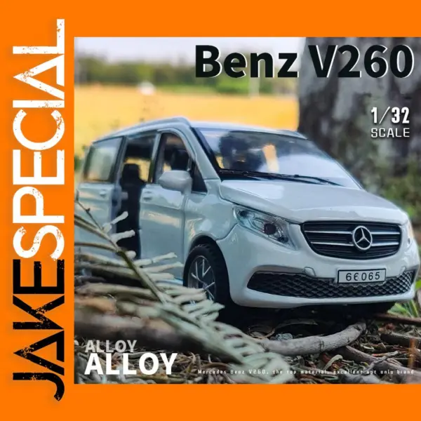 1:32 Alloy Mercedes-Benz V260 MPV Model Car