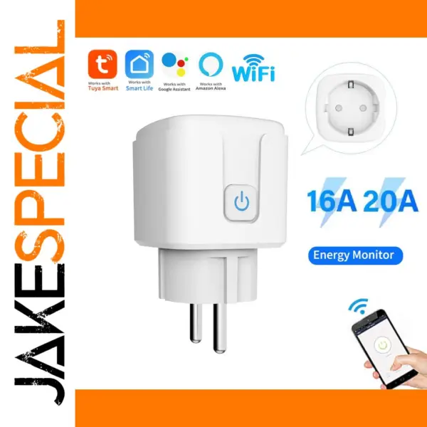 WiFi Smart Plug EU 16A/20A with Energy Monitor
