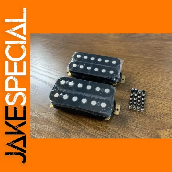 Black Humbucker Pickup Set for Electric Guitar