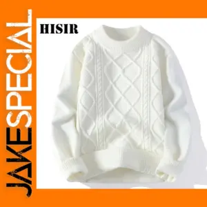 Winter Men's Casual Knitted O-Collar Sweater