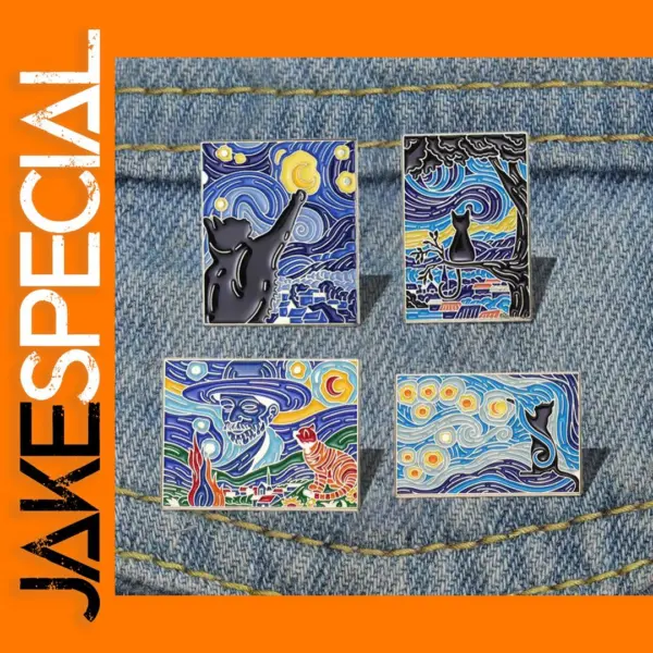 Animal Art Enamel Brooches for All