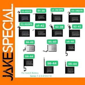 Original Battery for Apple Watch Series 1–8 and Ultra