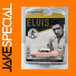 1955 Cadillac Fleetwood Pink Diecast Model 1:64