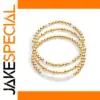 Gold Plated Freshwater Pearl Beaded Bracelet
