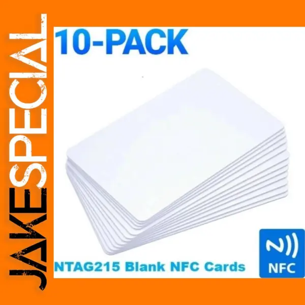10 Pack NTAG215 NFC PVC Tags 504 Bytes