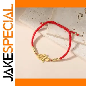 Hamsa Hand Charm Bracelet in Gold Color
