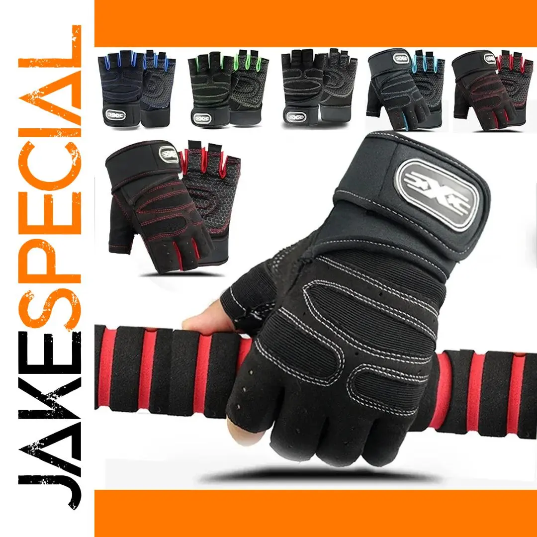 Unisex Fitness Half Finger Gloves for Workout 1 Unisex Fitness Half Finger Gloves for Workout