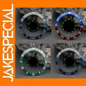C3 Green Luminous Ceramic Bezel Insert 38mm