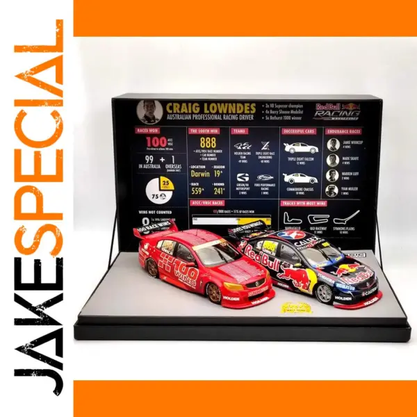 Craig Lowndes 1:18 Diecast Race Car Twin Set
