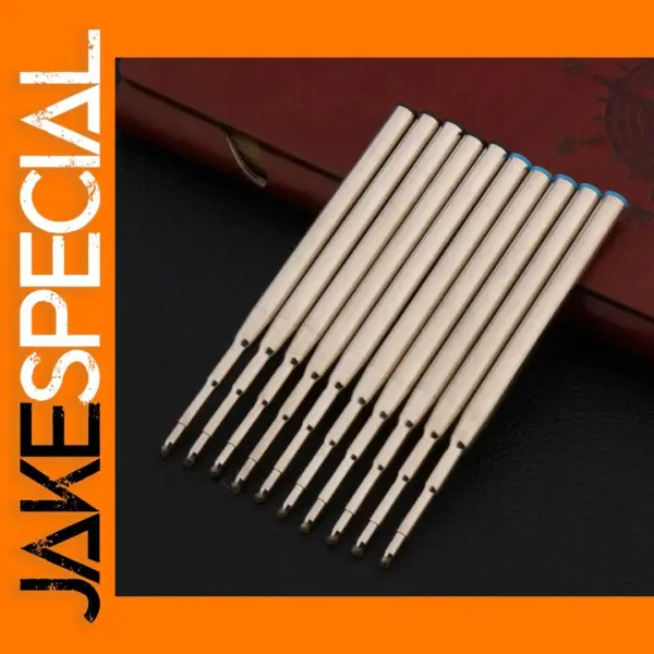 10PC Ballpoint Pen Refills in Blue or Black