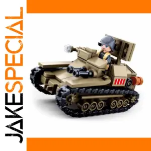 World War II Italy CV33 Tank Building Set
