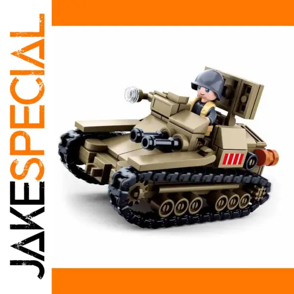 World War II Italy CV33 Tank Building Set