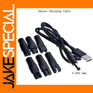DC 5.5x2.1 to 1.8/2.35 Dual Hole Charging Adapter