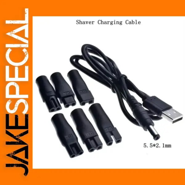 DC 5.5x2.1 to 1.8/2.35 Dual Hole Charging Adapter