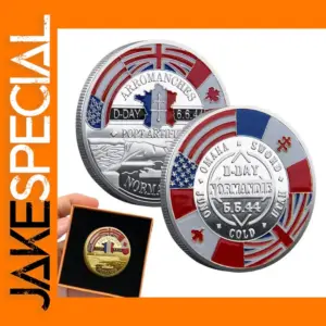 D-Day 80th Anniversary Commemorative Replica Coin