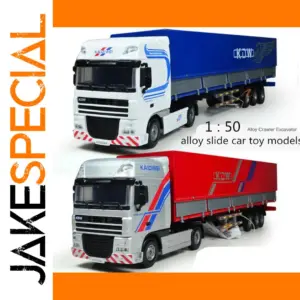 1:50 Alloy Slide Tent Platform Transporter Model
