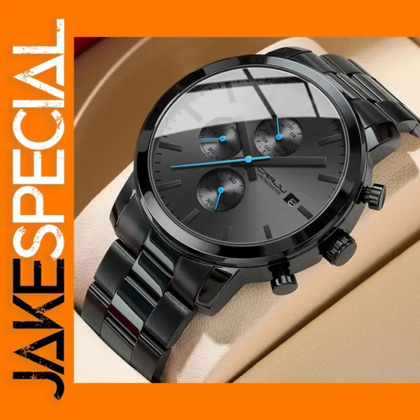 Men's Stainless Steel Chronograph Quartz Watch
