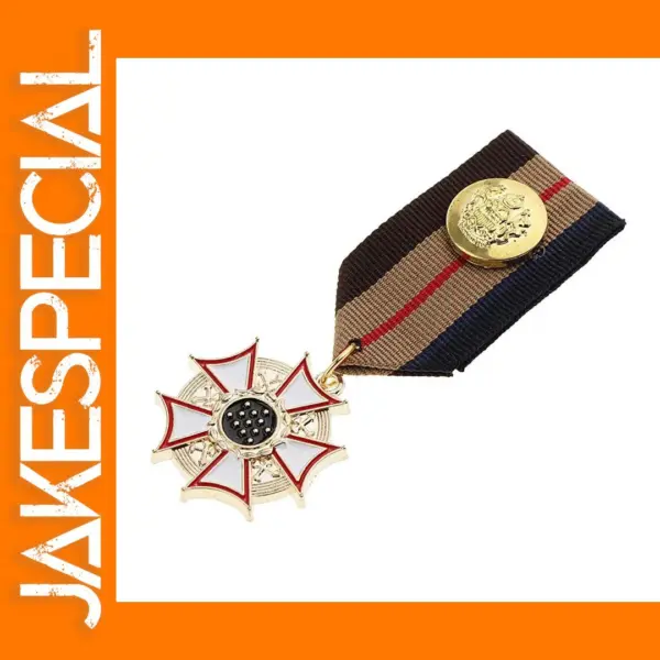 Striped Fabric Military Star Medal Decoration