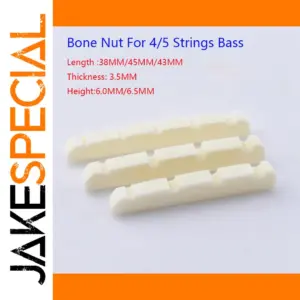 Bone Nut for 5 Strings Bass Guitar 45MM