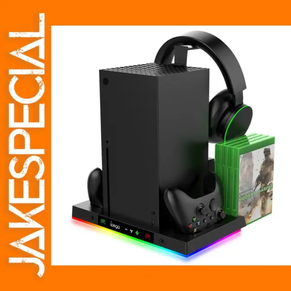 Cooling Fan and Charging Station for Xbox Series X
