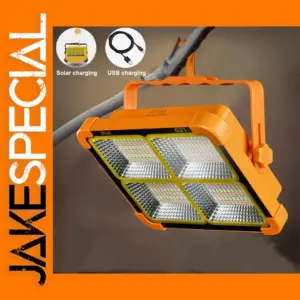 Portable Solar LED Camping Lantern with Power Bank