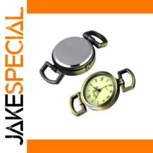 Vintage Bronze Pocket Watch with Roman Numerals