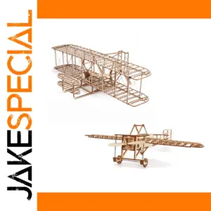 Wright Brothers 3D Wooden Airplane Puzzle Kit
