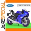 Yamaha YZF R6 1:18 Diecast Motorcycle Model