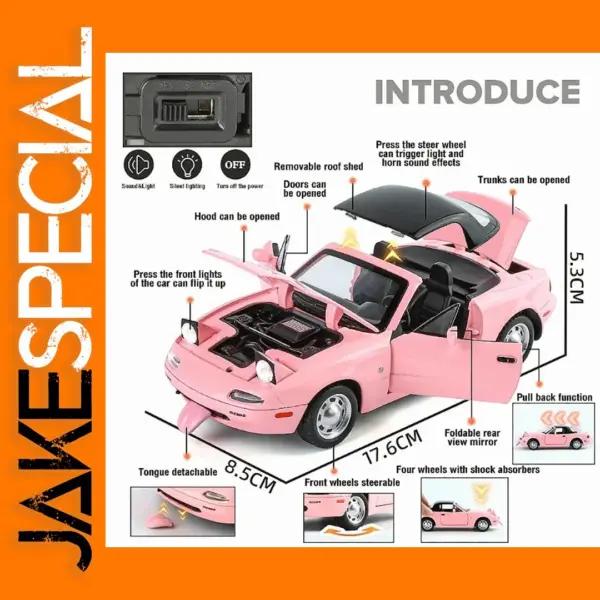 Mazda MX-5 1/24 Scale Diecast Model Car