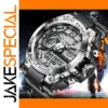 Men's Waterproof Sport Dual Display Watch