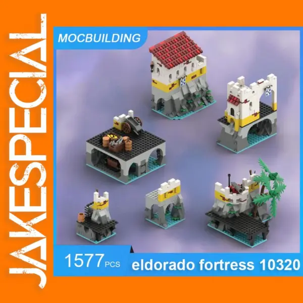 Fortress Expansion Bundle 1577PCS MOC Building Blocks