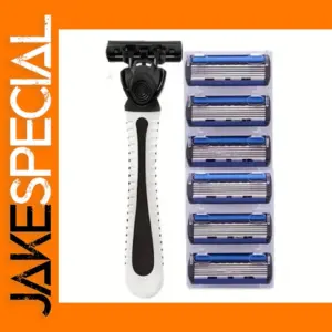 6-Ply Manual Razor with 6 Replacement Blades