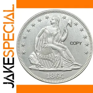 1864 S Seated Half Dollar Commemorative Coin