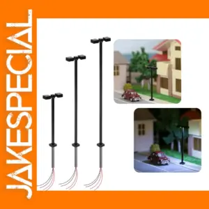 10pcs TT HO OO Scale Metal Street Lamps
