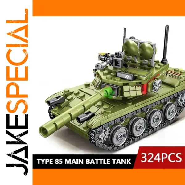 336pcs Type 85 Main Battle Tank Building Set