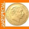 1914 Denmark 20 Kroner Gold Plated Coin Copy