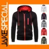 Men's Fleece Lined Winter Hoodie with Zipper