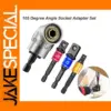 105° Right Angle Drill Socket Adapter Set
