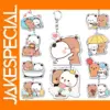 Cute Couple Bear Acrylic Keychain Pendant