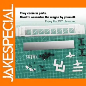 Evemodel 1:87 Blank 53' Well Car Kit