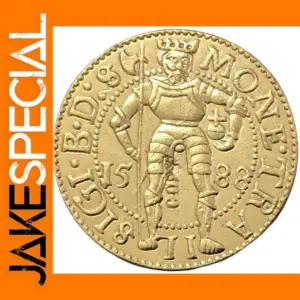 1588 Hungary Gold Replica Coin Antique Style